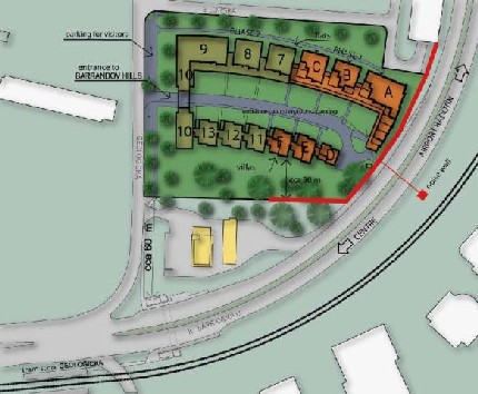 Местоположение проекта Barrandov Hills (Баррандов Хиллс)